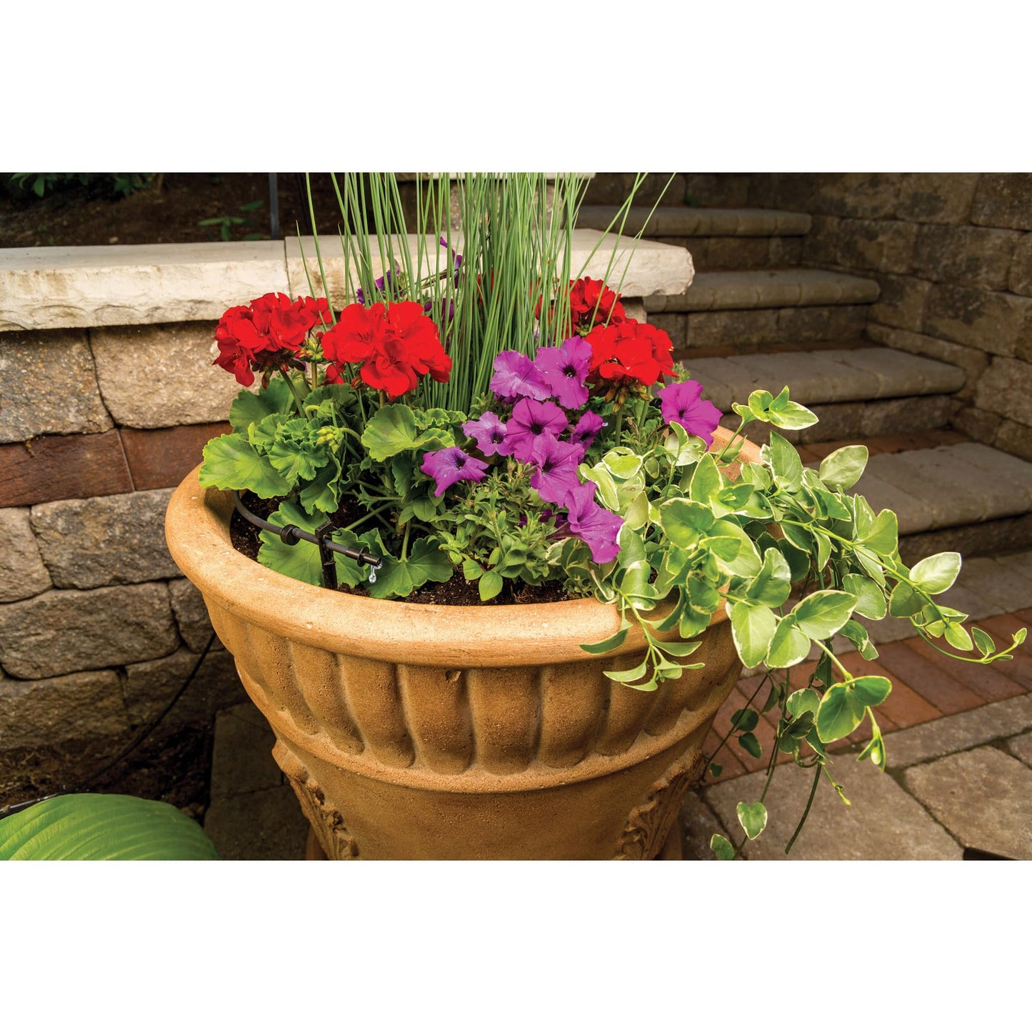 Rain Bird LNDDRIPKIT Drip Irrigation Landscape/Garden Watering Kit with Drippers, Micro-Bubblers, Micro-Sprays