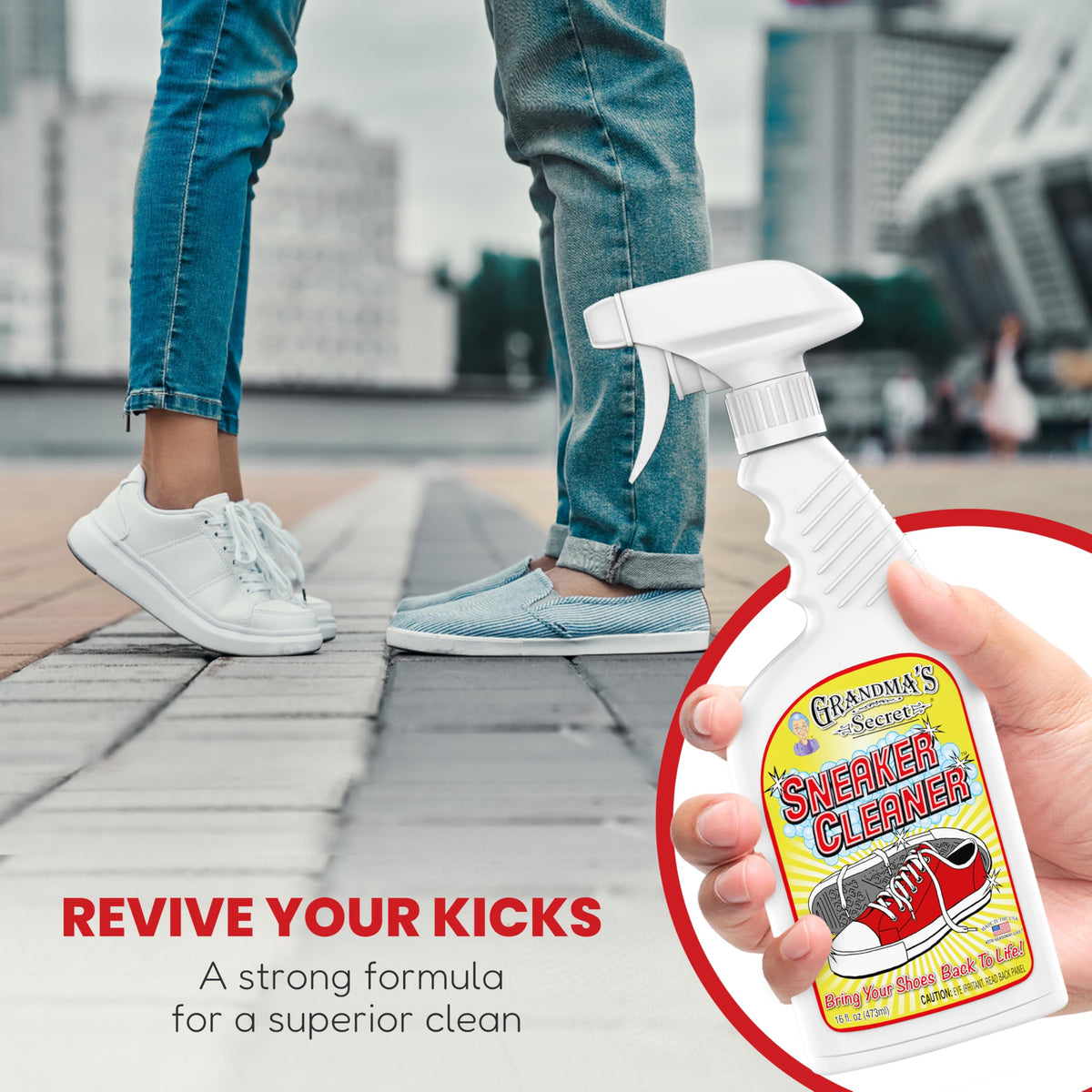 Sneaker Cleaner for Rubber (32 Fl Oz)