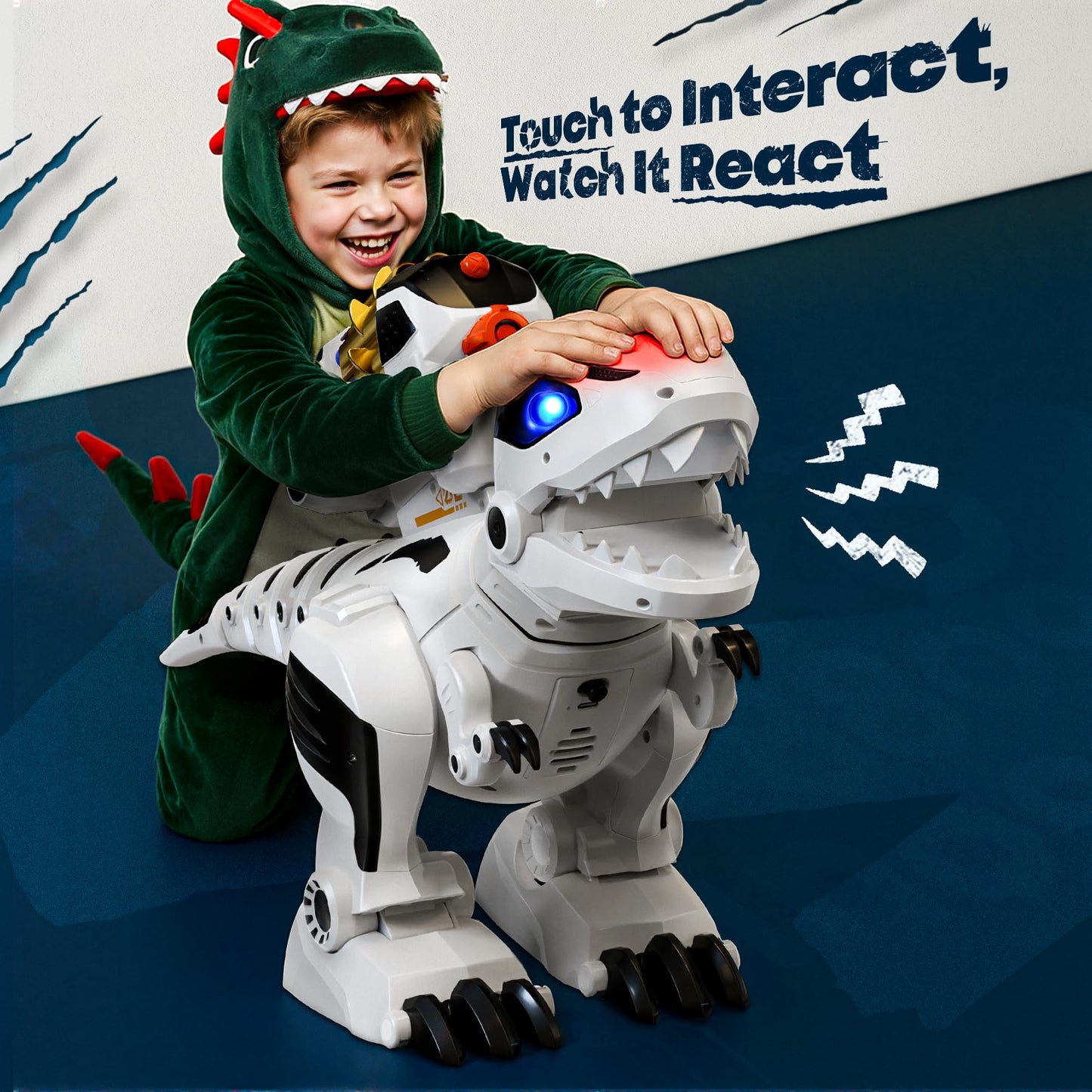 Ruko Robot Dinosaur Toys for Kids and 1088 Smart Robot