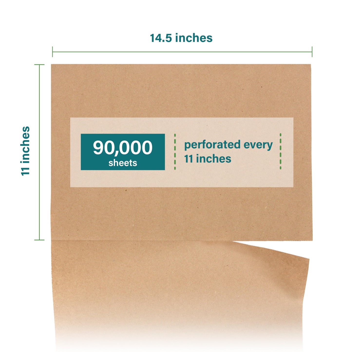 Elementree Brown Packing Paper Sheets for Moving & Shipping - 60-Carton Pallet (90,000 Sheets) - 14.5" x 11" - Sustainable Void Fill Packaging Made in the USA - Kraft Paper Thickness (00919PAL)