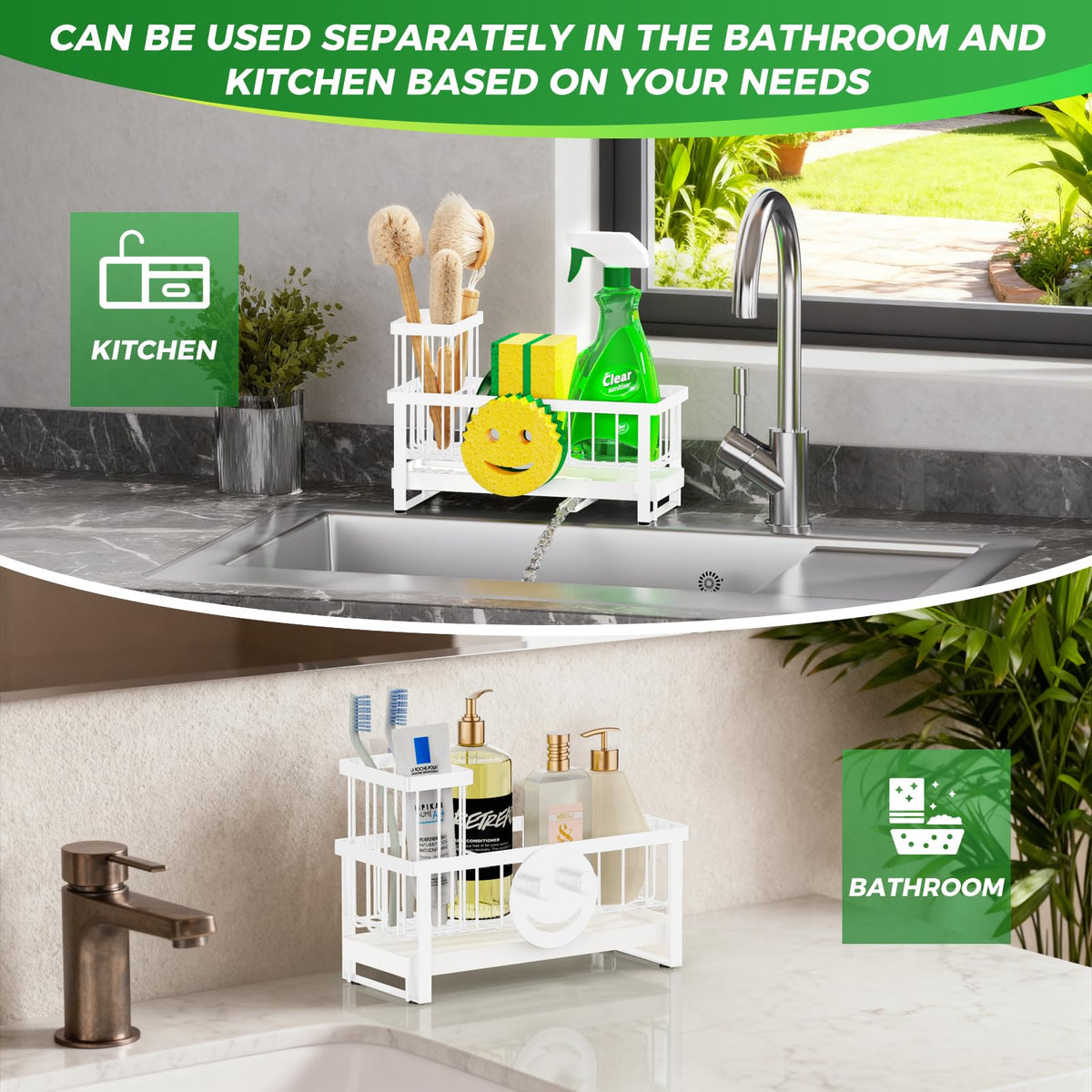 Sponge Holder for Kitchen Sink