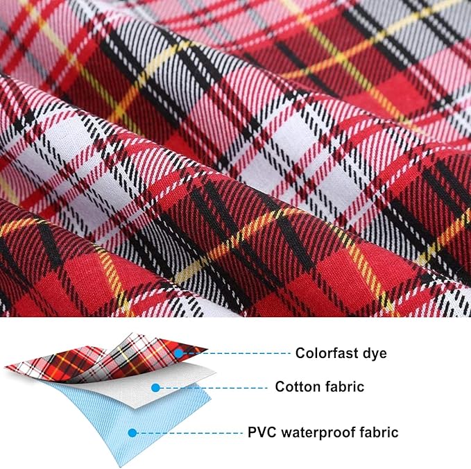 Adult Bibs, Waterproof Bib Clothing Protector with Crumb Catcher, Reusable Dining Bibs for Elderly, Men Women