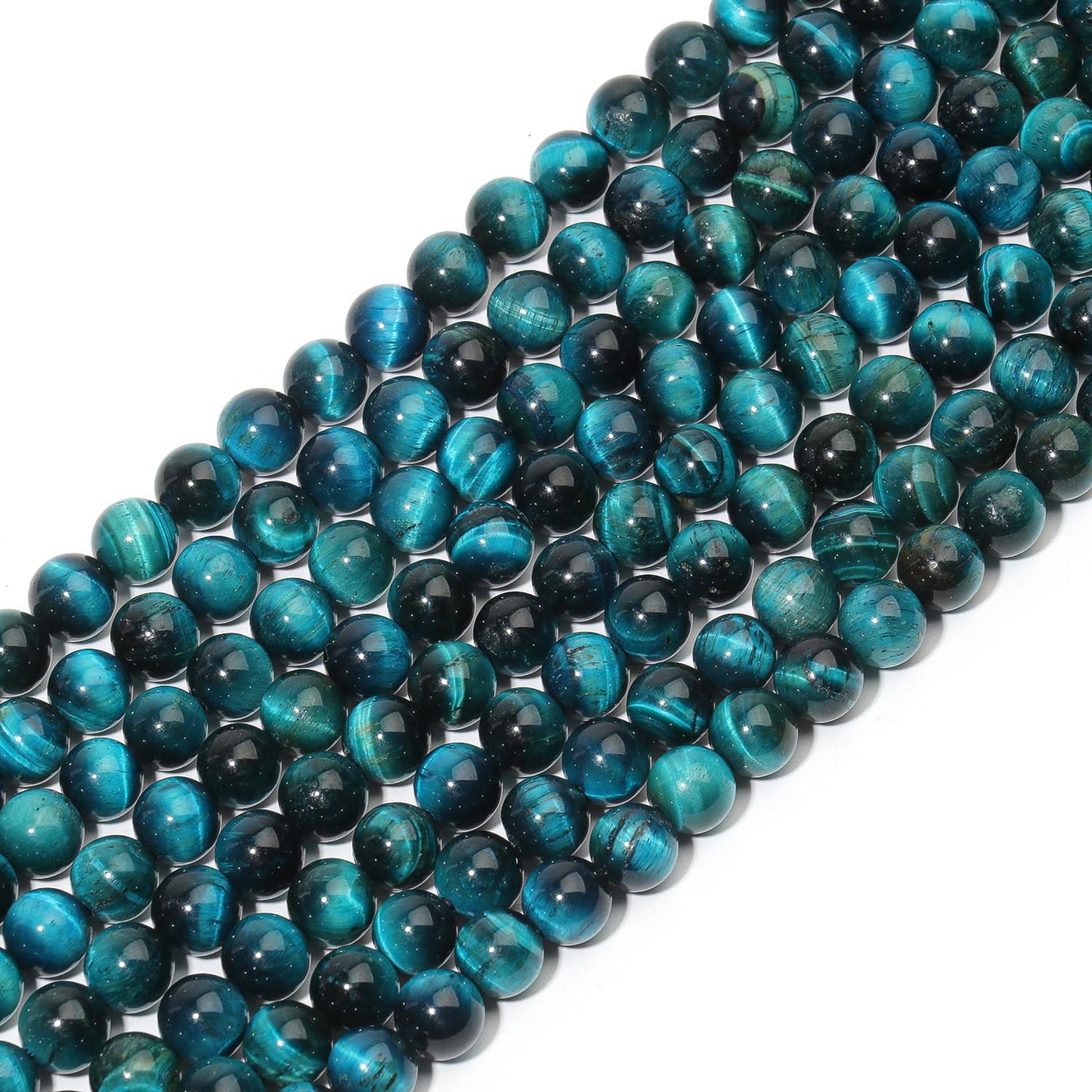 6mm Blue Tiger-Eye Natural Stone Beads Round Loose Beads for Jewelry Making Yochus DIY Beads Bracelet Necklace