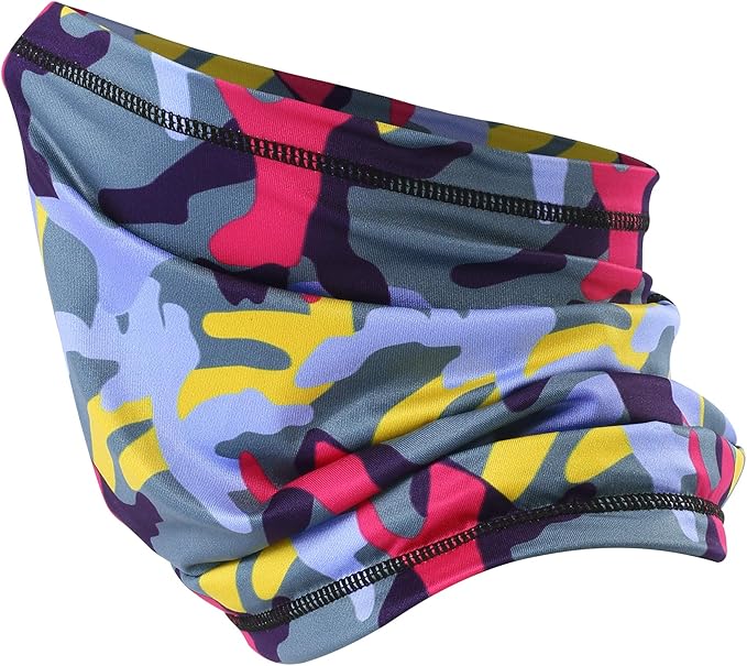 UV Protection Cooling Neck Gaiter Face Mask Scarf for Men - Windproof Neck Cover Bandana Neck Warmer Mask