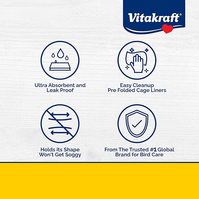 Vitakraft Vitakraft Cage Liners for Birds 7 Count