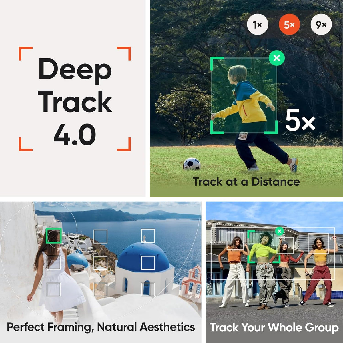 Insta360 Flow 2 Pro Grey - Foldable AI Phone Gimbal, iPhone Native Tracking in 200+ iOS Apps, Multi-Person Tracking, 360º Pan Tracking, Built-In Tripod/Selfie Stick, iPhone/Android Portable Stabilizer