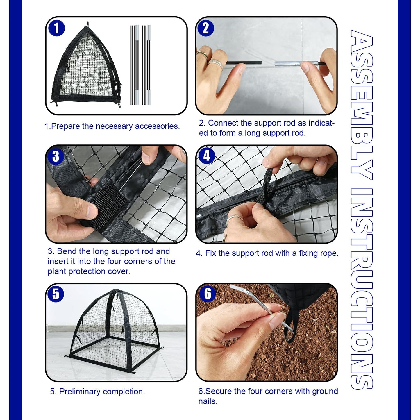 Strawberry Plant Protector,22 x22 x 22 Inch Cloche Dome for Plants,Plant Protection Tent For Plant Cages to Keep Animals Out,Mesh Plant Cover for Plant Protectors from Animals,Chicken Wire Cloche 1PC