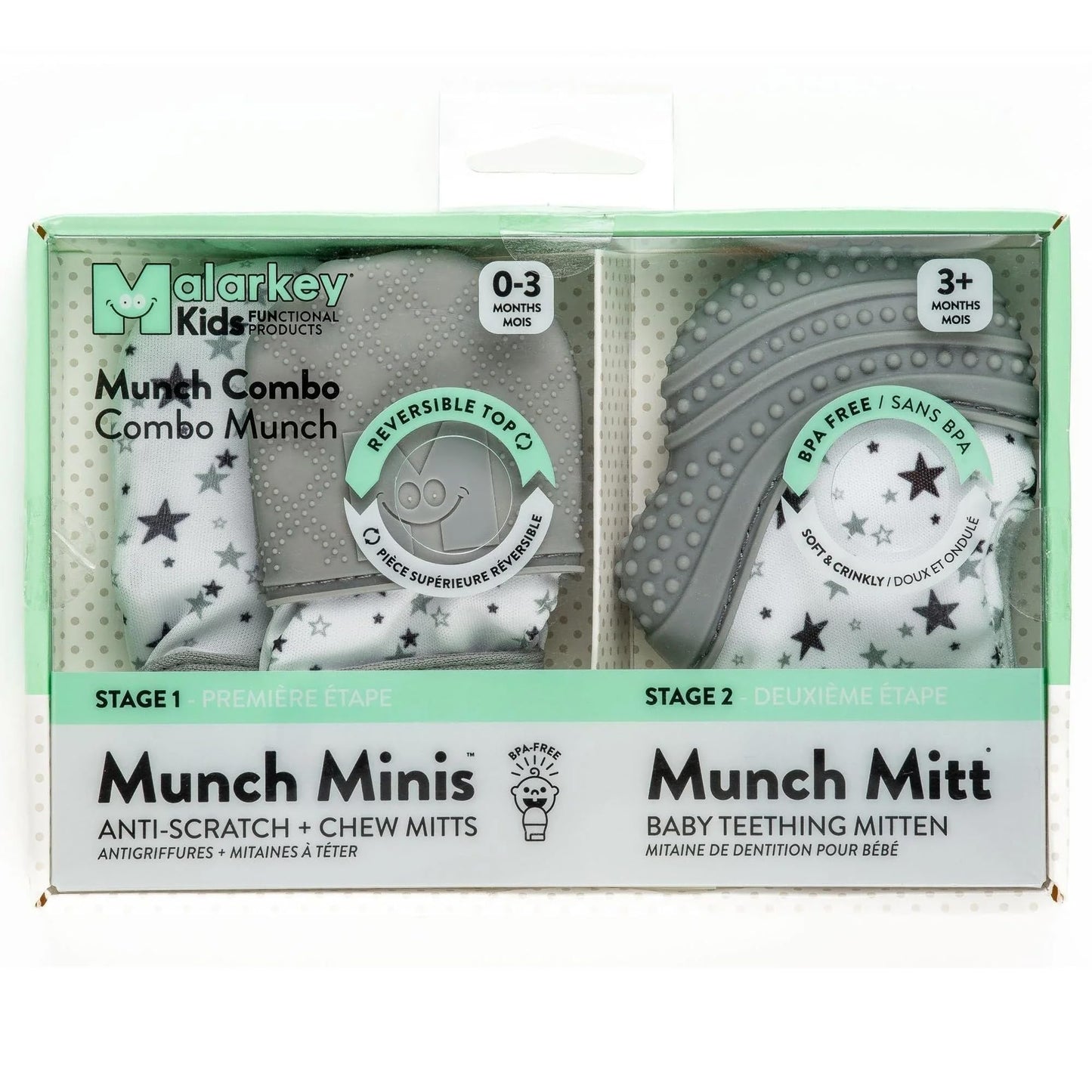 Munch Minis Combo - Grey Stars