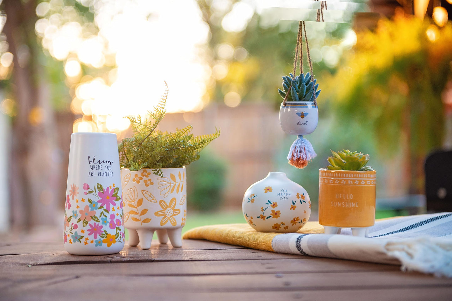 Karma Hanging Succulent Pot Love You