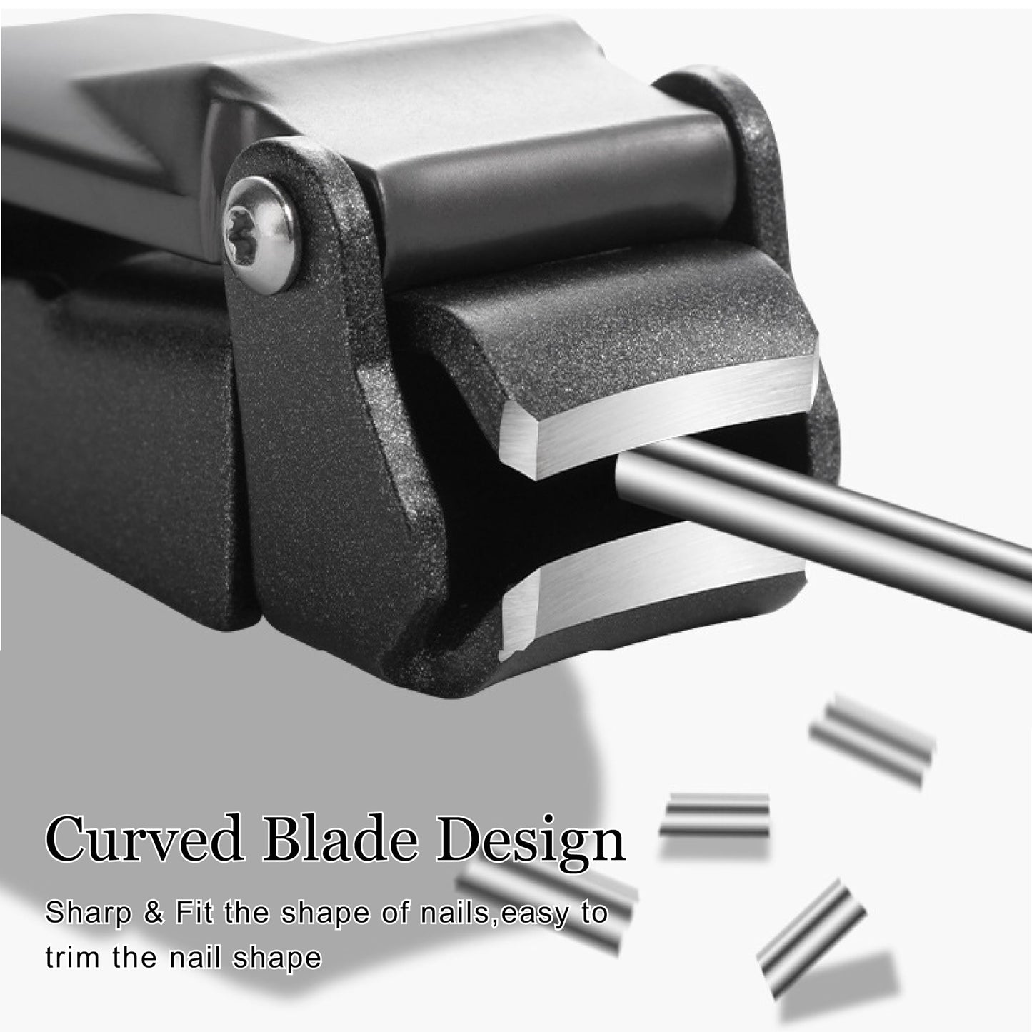 Nail Clippers with Catcher, No Splash, Self-Collecting Nail Cutter, Ergonomic Design for Fingernails and Toenails,SUNDEN SD1442