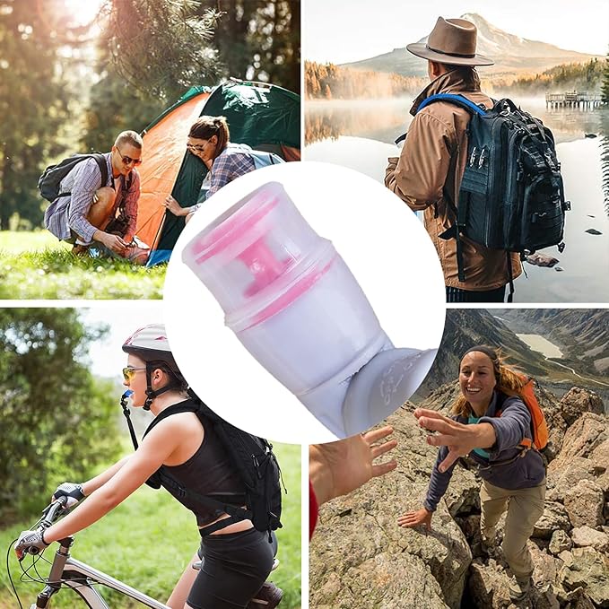 Hydration Bladder Bite Valve Replacement Mouthpiece Fit for Any Water Backpack and Most Brands, with Manual Switch Valve