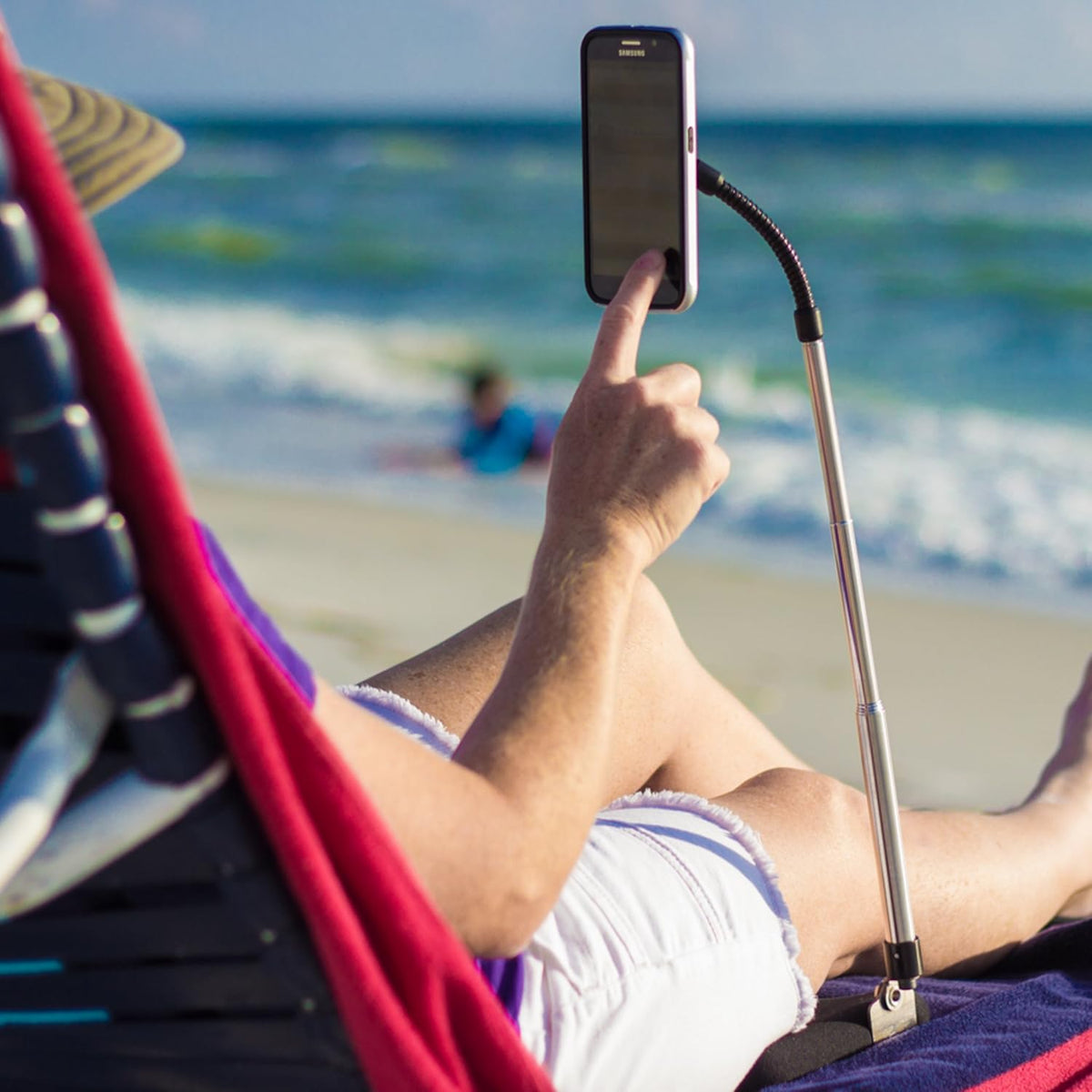 LEVO Extend Your Phone - Hands Free Mobile Phone Holder Stand Mount Tripod Selfie Stand for Best Smartphones in Your Chair, Bed, Recliner, Table, Desk, Home, Beach and Travel iPhone, Galaxy, Nexus