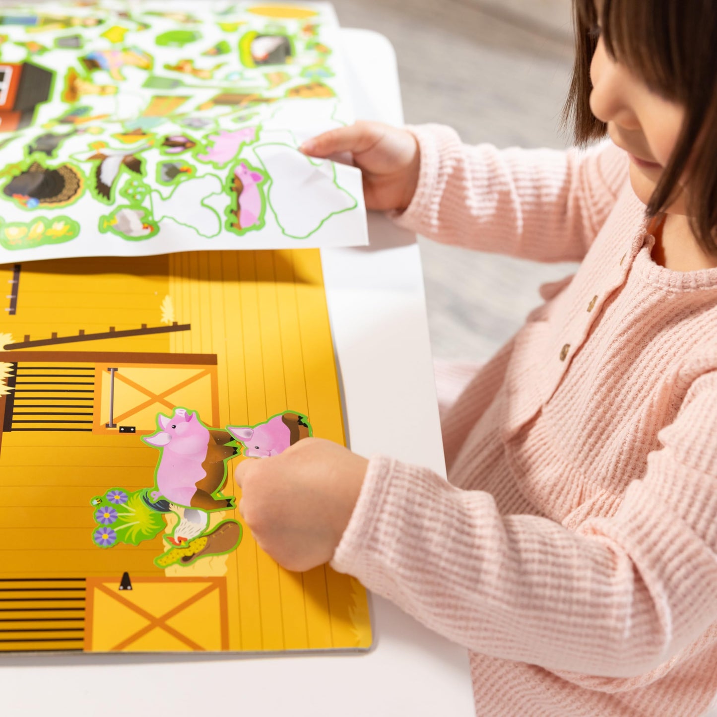 Melissa & Doug Reusable Sticker Pad Bundle - Jungle, Farm & Under The Sea