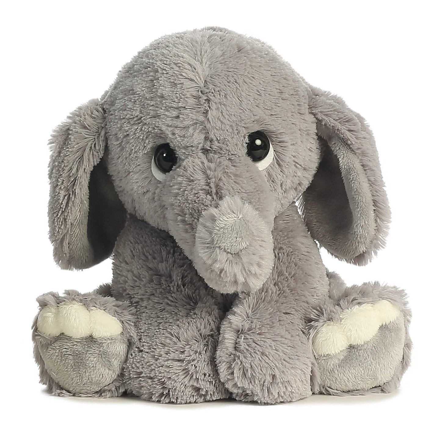 Aurora® Playful Lil Benny Phant™ Baby Stuffed Animal - Soft & Cuddly Toy - Imaginative Play - Gray 9 Inches