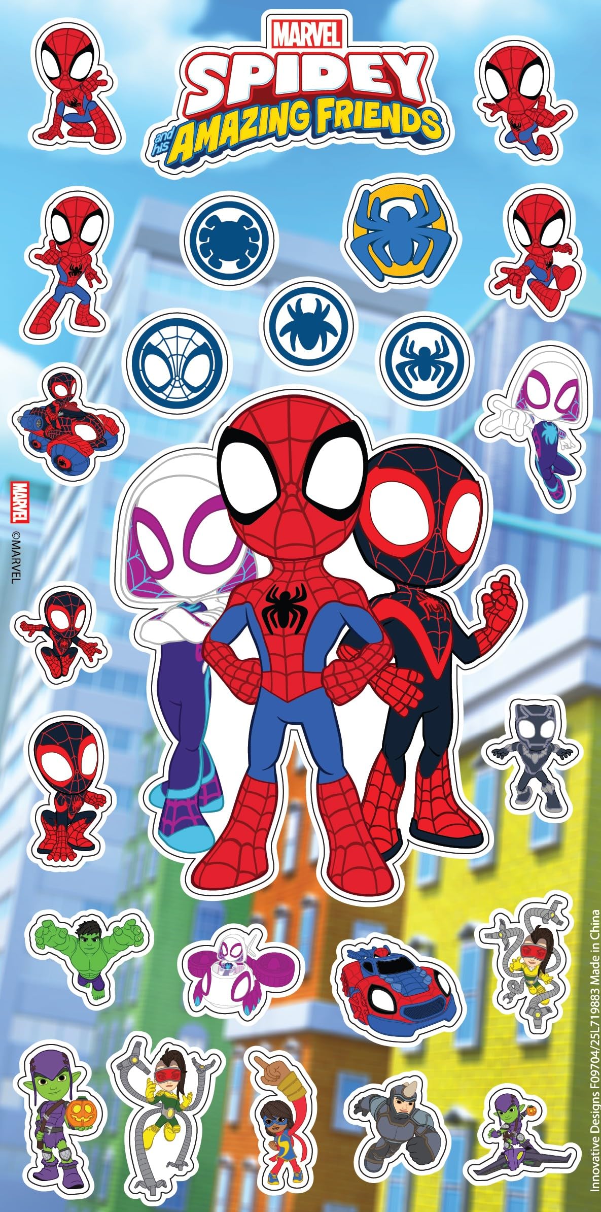 Spidey and His Amazing Friends Lap Desk - Bundle 17" Rectangular Tray with Legs for Eating, Reading, Working Plus Stickers, More | Spiderman Laptop Tray for School, Activities