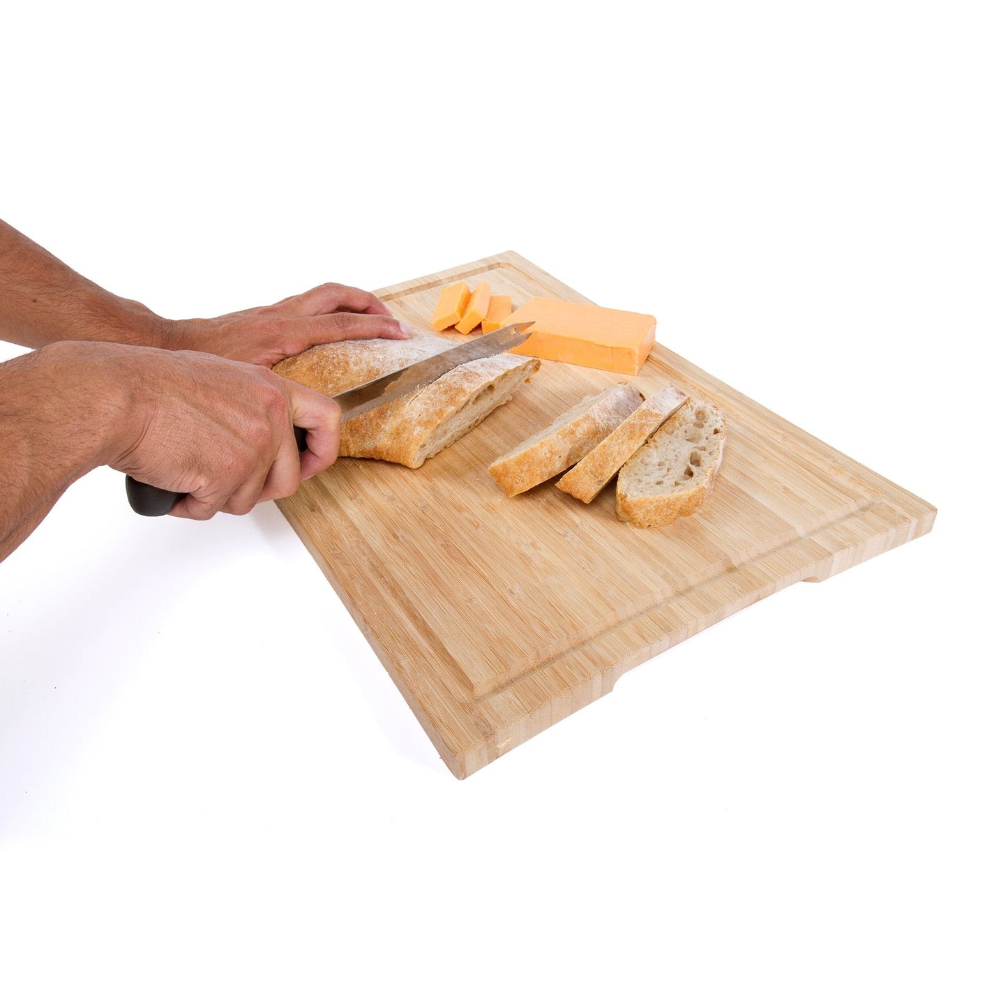 Kitchen Home Carving Bread Knife – 8” Ultra Sharp Surgical Stainless Steel Serrated All Purpose Kitchen Knife – Never Needs Sharpening - As Seen on TV and Live Demonstration