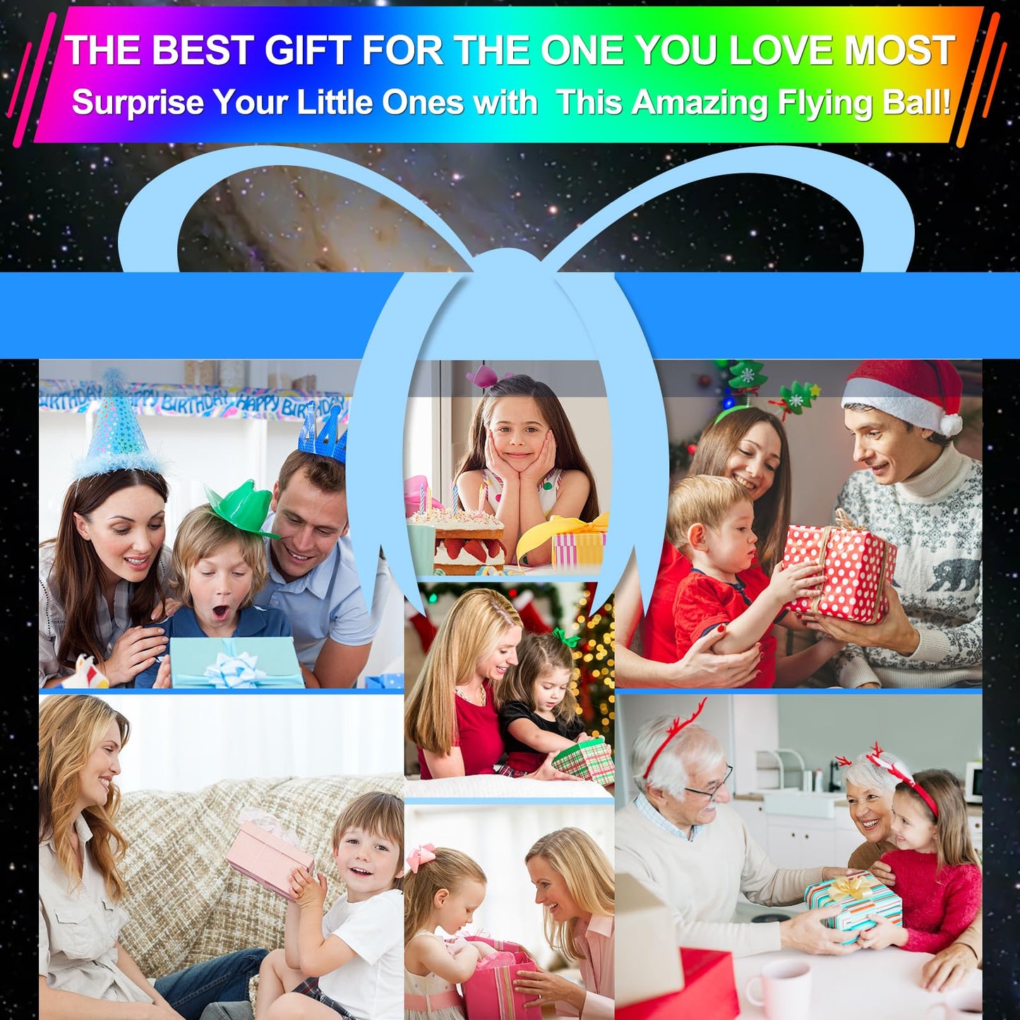 Vantexi Flying Orb Ball Toy,2026 Upgraded Parachute LED,Magic Hand Controlled Mini Gravity Ball,Cosmic Globe Boomerang,Cool Christmas Birthday Gift for 6 7 8 9 10+ Year Old Girls-Bright Purple