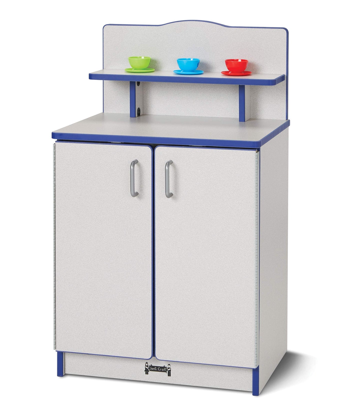 Jonti-Craft Rainbow Accents 2407JCWW005 Culinary Creations Kitchen Cupboard, Teal