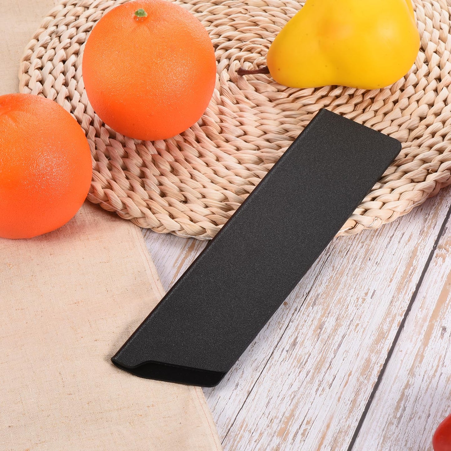 PATIKIL ABS Knife Cover Sleeves for 8" Chef Knife, 3 Pack Knives Edge Guard Blade Protector Universal Knife Sheath for Home Kitchen, Black