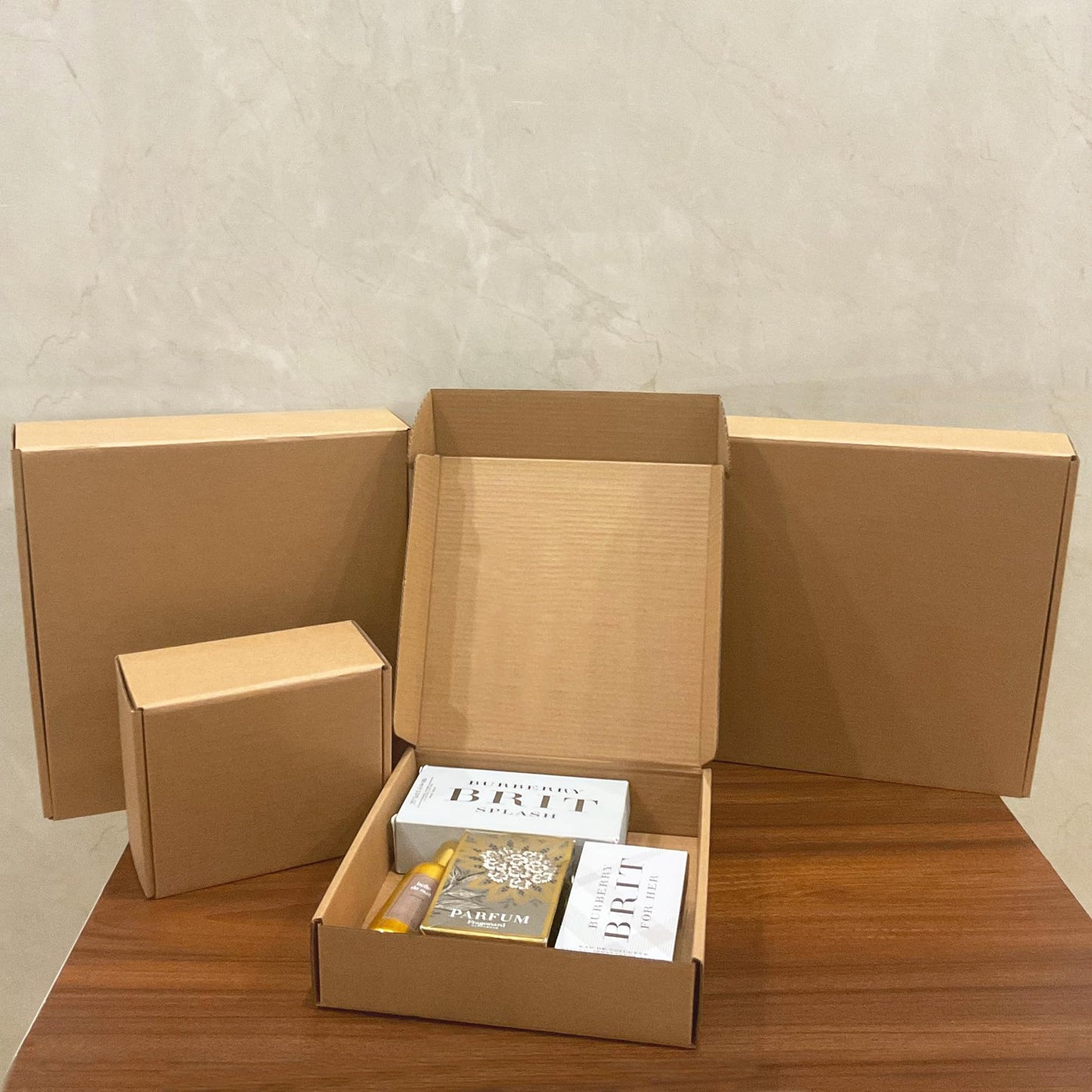 8x8x2 inch Shipping Boxes，Bulk 28 Pack，Brown Corrugated Mailers Cardboard Literature Mailer Box for Packaging Business, Mailing,Moving and Storage，Small Gift Boxes for Wrapping Mailing Present