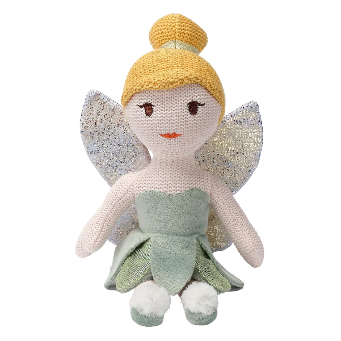 Bedtime Originals Disney Tinker Bell Luxury Knit Plush Fairy Stuffed Animal Toy