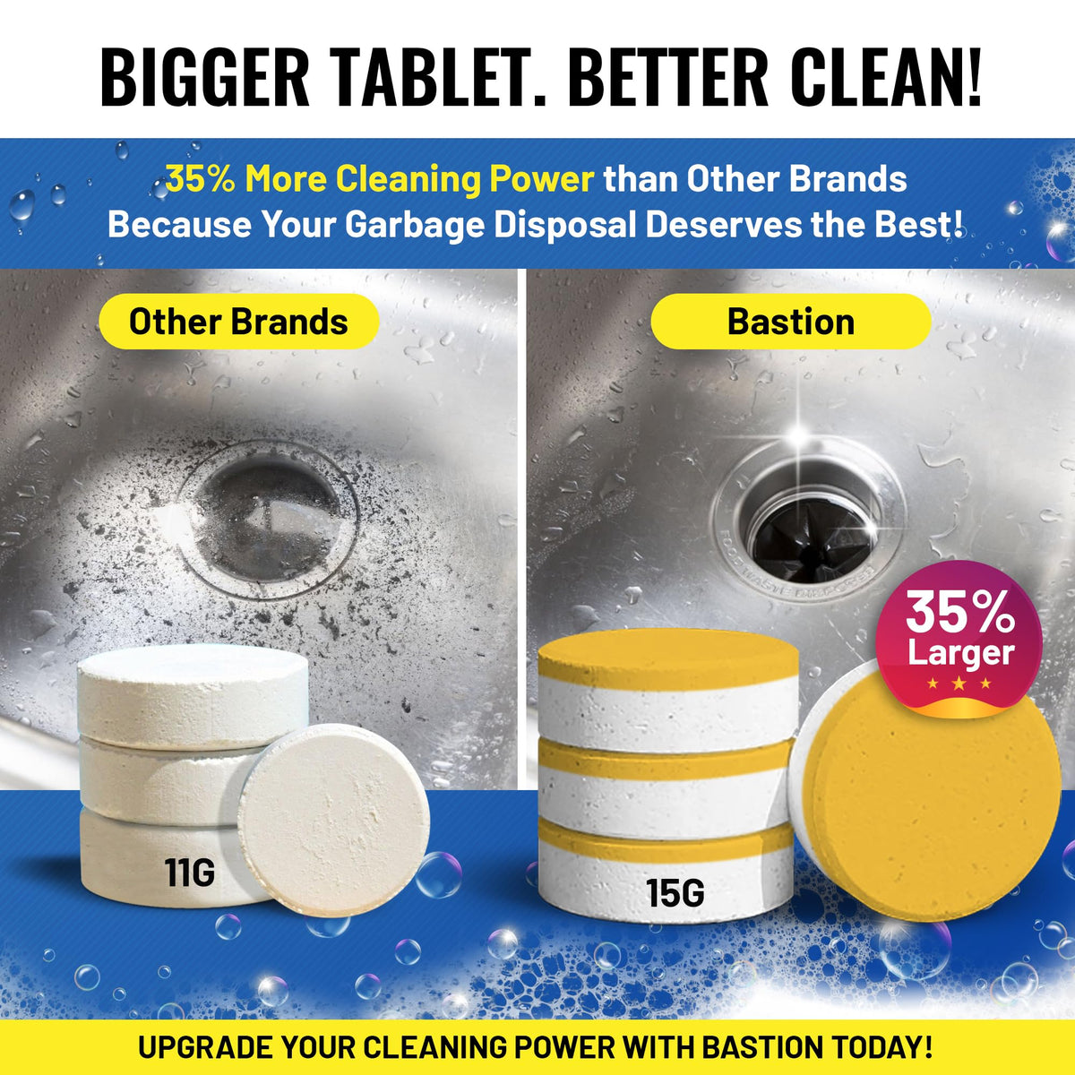 Garbage Disposal Cleaner Deodorizer Tablets (24 Count)