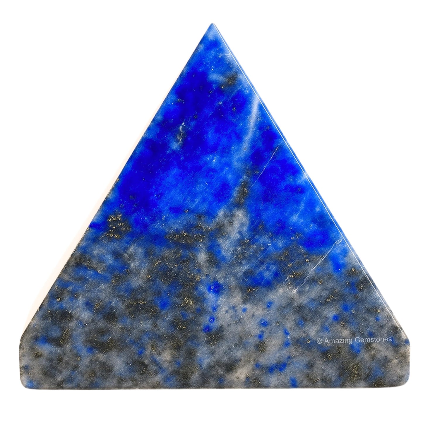 Amazing Gemstone Lapis Lazuli Pyramid Crystal Healing Stones - 1.5" Great Pyramid Figurine of Natural Stone Pyramid for Meditation, Reiki, Chakra Balancing and Crystal Pyramids Grid