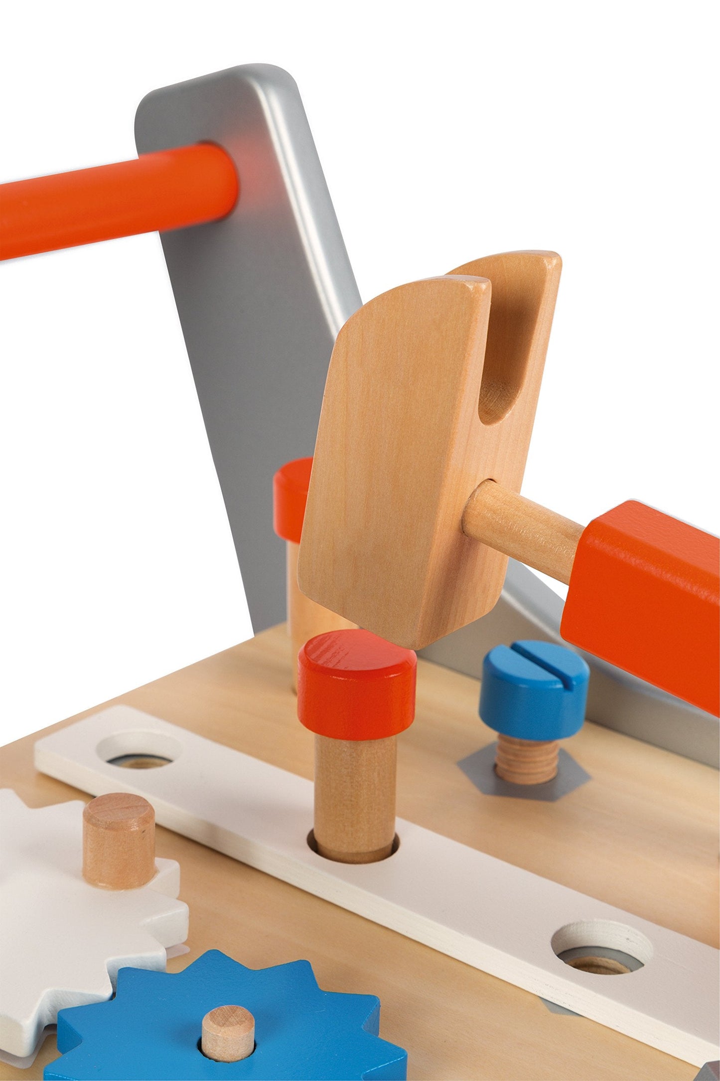 Janod Magnetic DIY Trolley, 26 Accessories, Ages 18+ Months, Wooden Construction - J06478