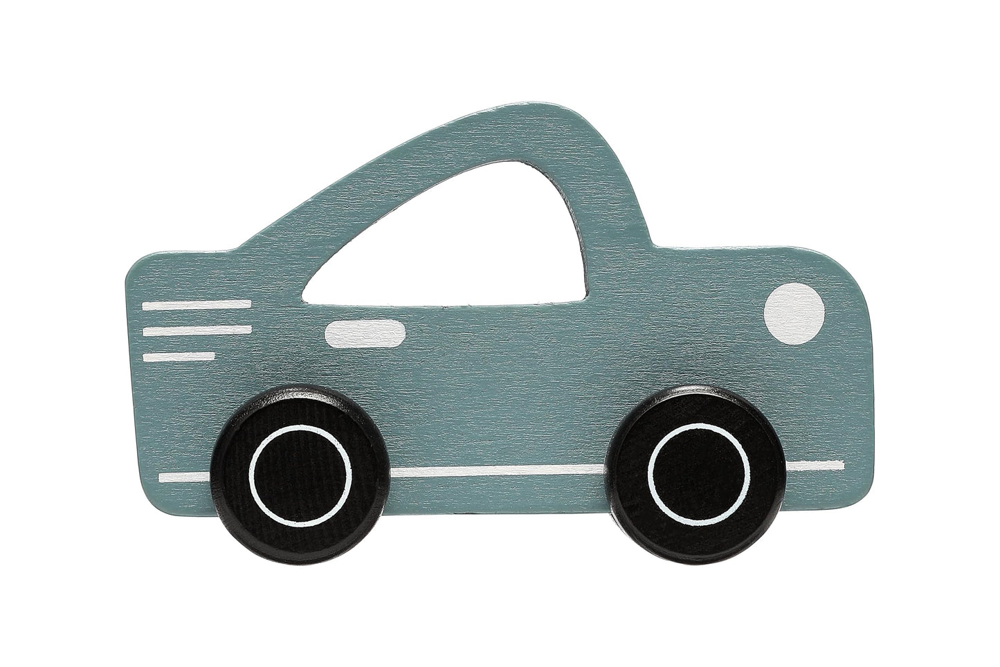 Pearhead Montessori Wooden Car Push Toy, Rolling Developmental Toy for Babies and Toddlers 12+ Months
