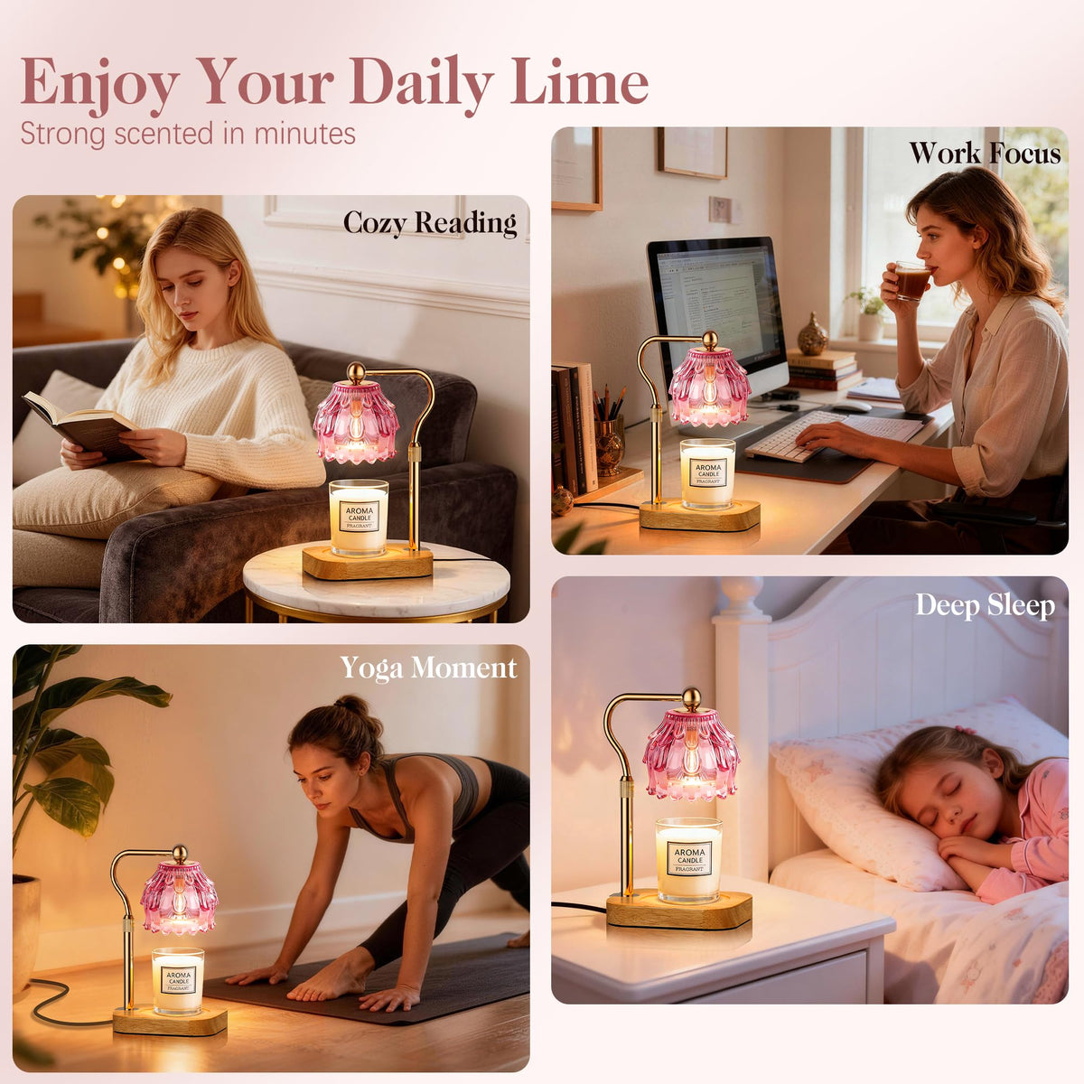 Candle Warmer Lamp with Timer Dimmer