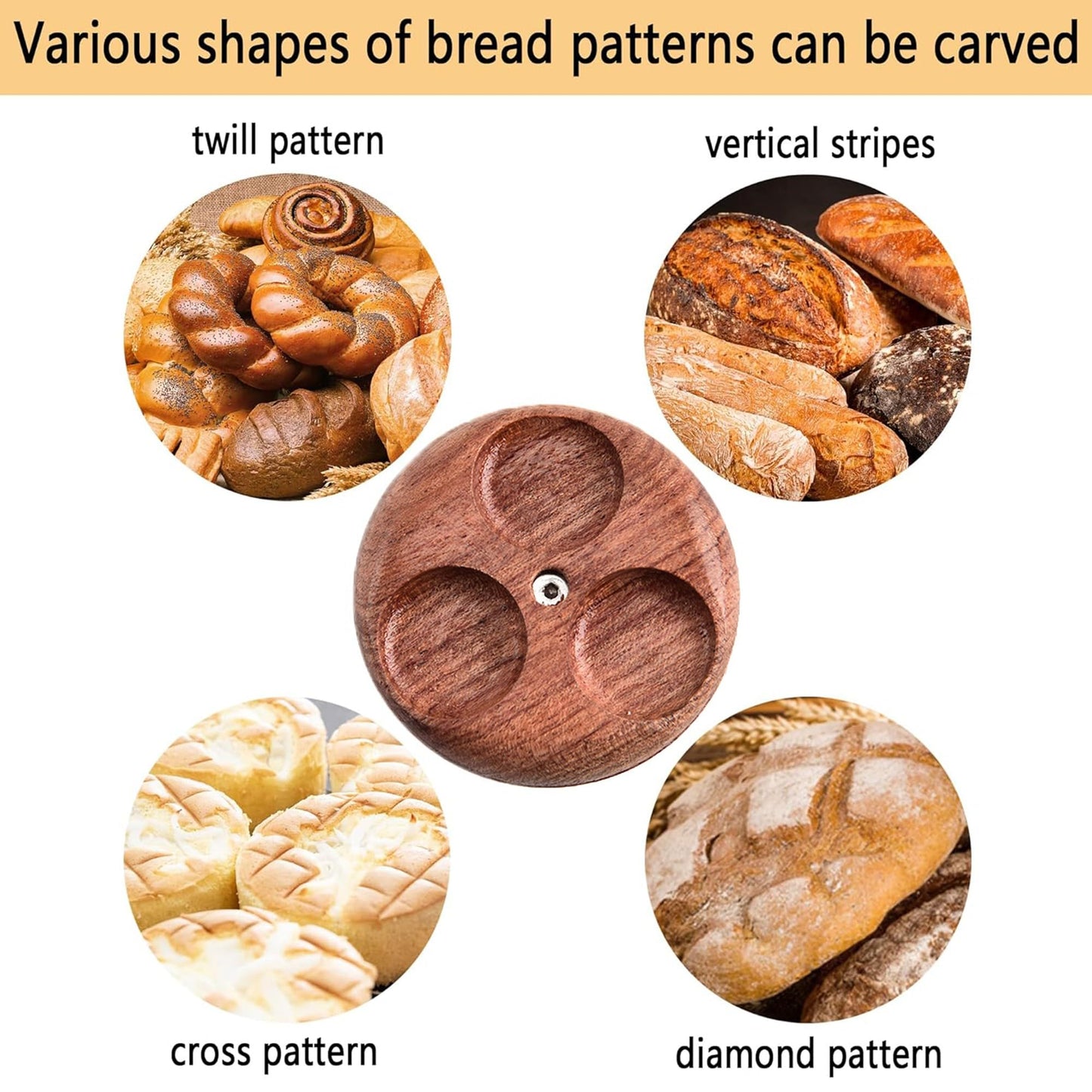 LHCHGEN 1+1+20 pcs UFO Bread Lame For Dough Bread Lame Cutter For Sourdough,Sourdough Scoring Tool,Bread Lame Dough Scoring Tool,With 20 Blades And Storage Cover,For Artisan Bread And Baguette (#1)