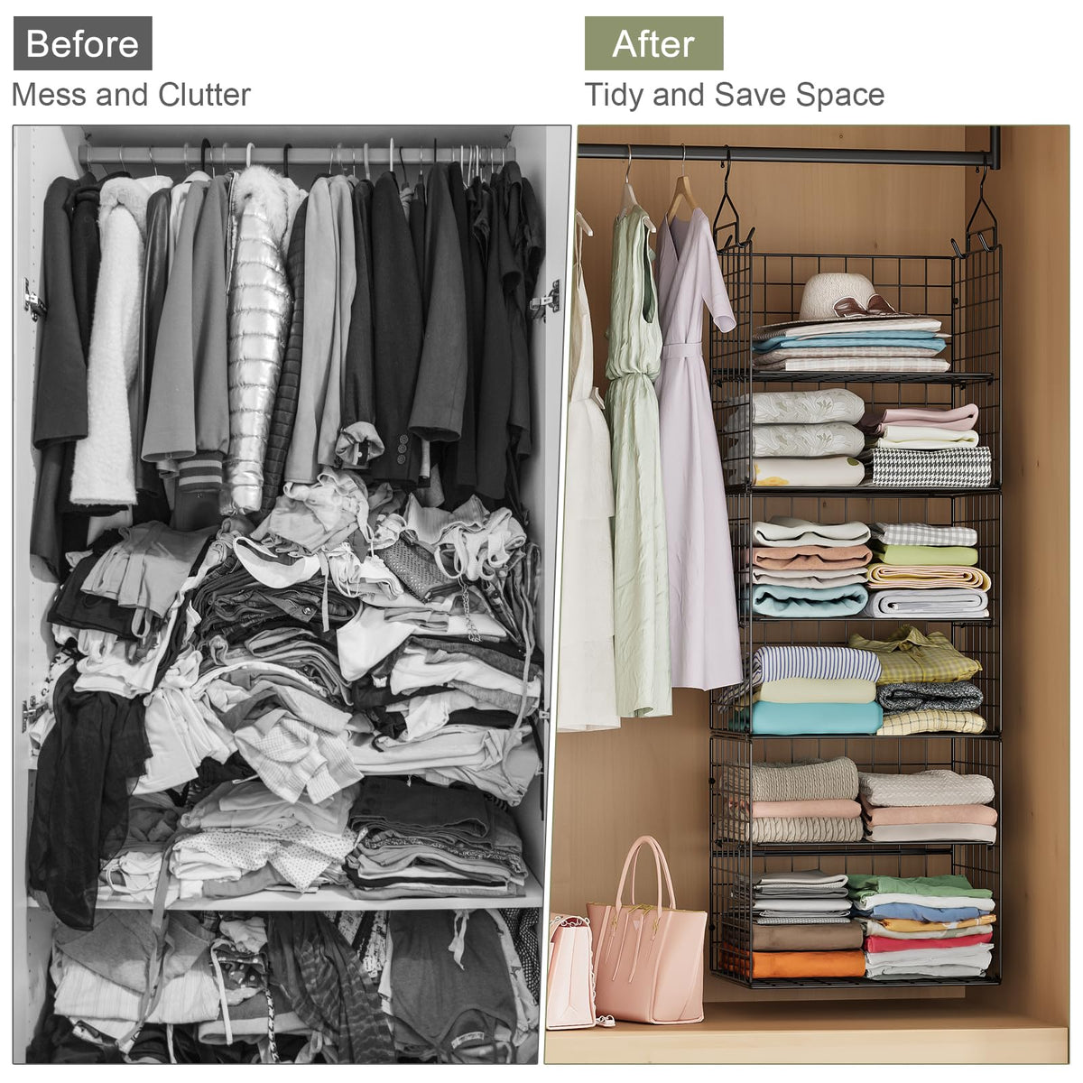 Hanging Closet Organizer and Storage