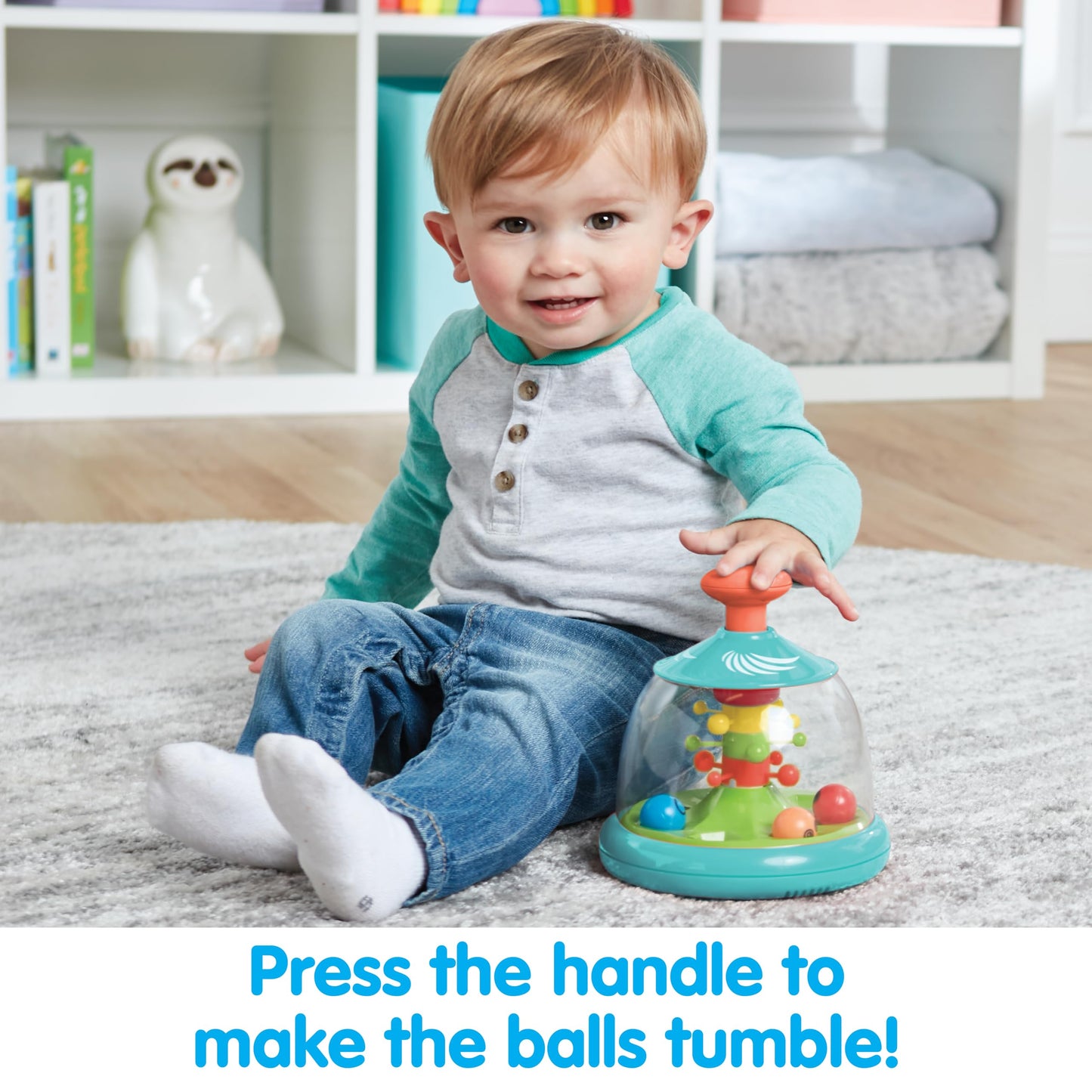 Kidoozie Press 'N Tumble Activity Dome - Fun-Filled Sensory Play for Babies 9-24 Months!