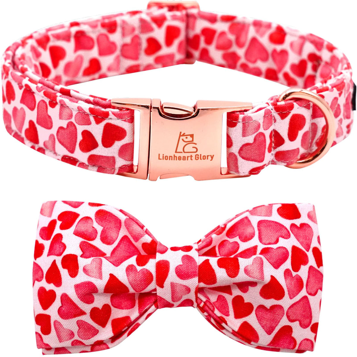 Lionheart Glory St. Patrick's Day Dog Collar, Dog Collar with Flower, Cute Floral Pattern Pet Collars Adjustable Pet Collars for Large Dogs