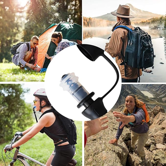 Hydration Bladder Bite Valve Replacement Mouthpiece Fit for Any Water Backpack and Most Brands, with Manual Switch Valve