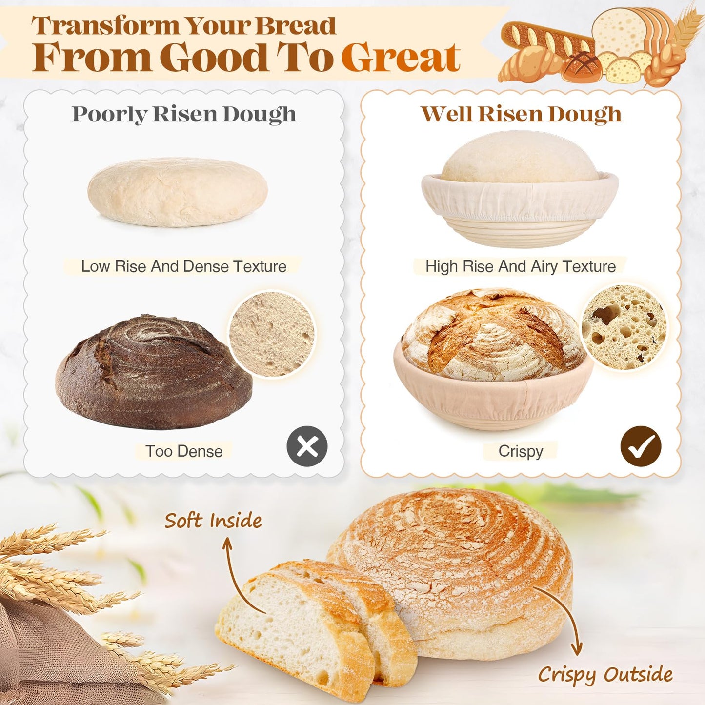 Sourdough Starter Kit, Sourdough Bread Baking Supplies, Sourdough Kit Home and Kitchen, Sour Dough Starter Kits, Sourdough Jar, Bread Proofing Basket, Sourdough Bread Basket, Sour Dough Kit Tools