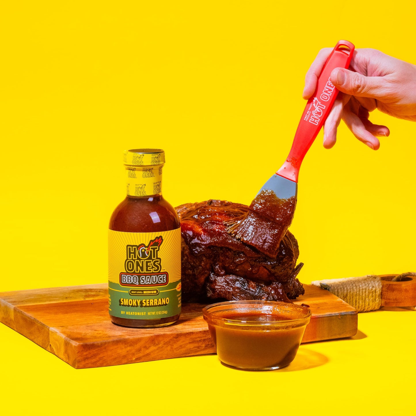 Hot Ones BBQ Sauce Trio - Variety Pack - Gift Set - Original, Hot Honey, Smoked Serrano