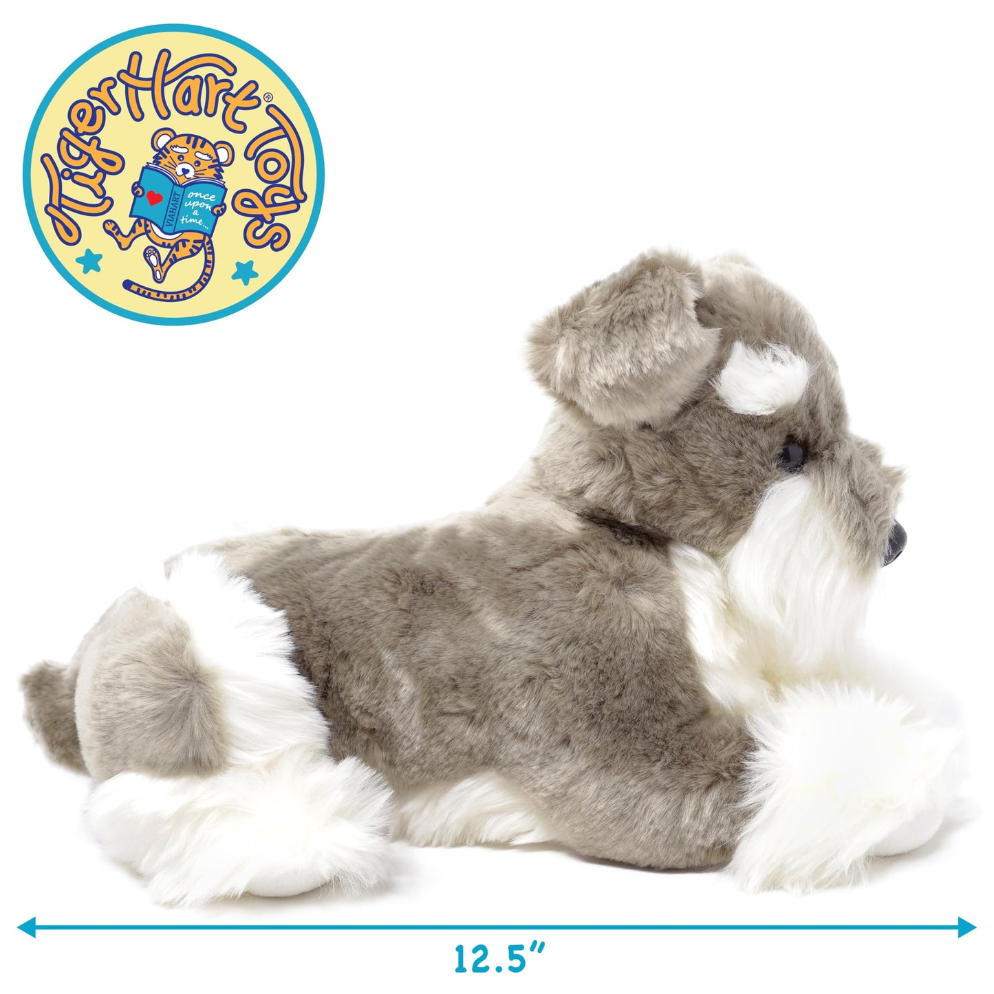 TigerHart Siegfried The Schnauzer - 13 Inch Stuffed Animal Plush
