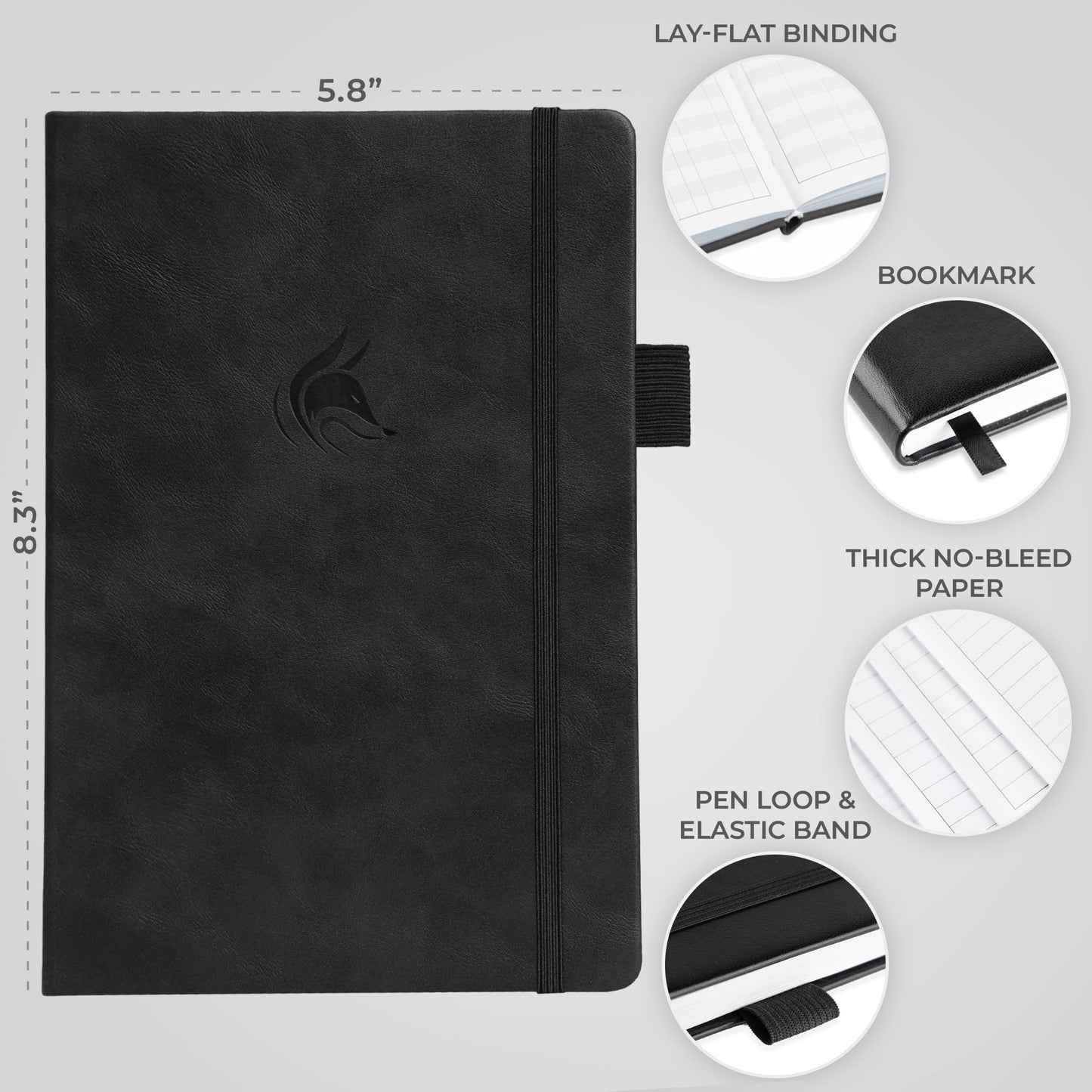 Clever Fox Bill Tracker Notebook – Monthly Bill Payment & Home Finance Organizer with Pocket – Efficient Budget & Expense Planner – Ledger Book to Manage Paying Bills for Saving Money (Black)