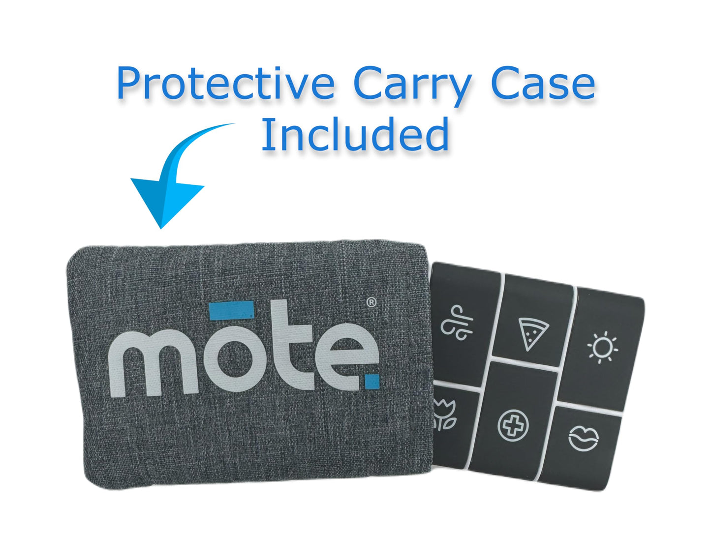 Mote Wallet Credit Card Size Pillbox Carry Medications, Pills 7 Day Weekly Organizer Pill case, Mini, Small Holder, Tiny, Travel, mote, Medicine(Mini Moonpie)