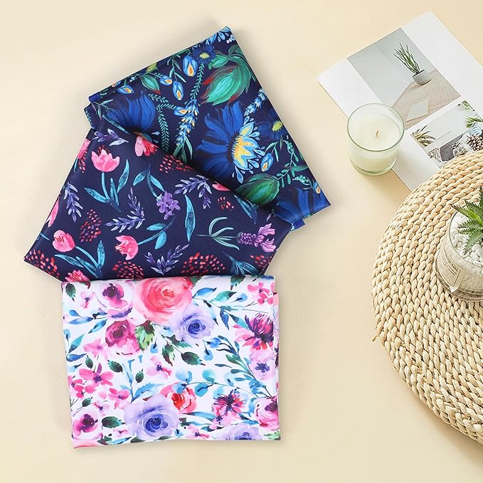 Adult Bibs-3 Pcs Washable Clothing Protector with Upgraded Crumb Catcher