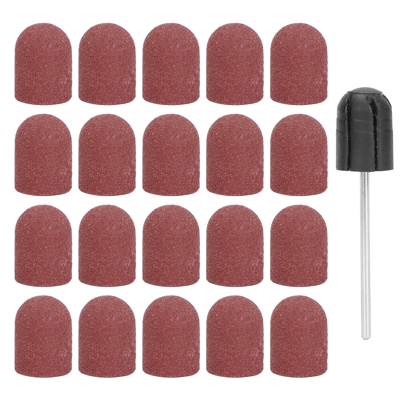 Nail Drill Bits Kit, Nail Art Sanding Nail Drill Bits Polishing Grinding Sanding Bands Set Nail Drill Head Accessory for Manicure Pedicure Nail Polishing Burr Home Salon Use 13 x