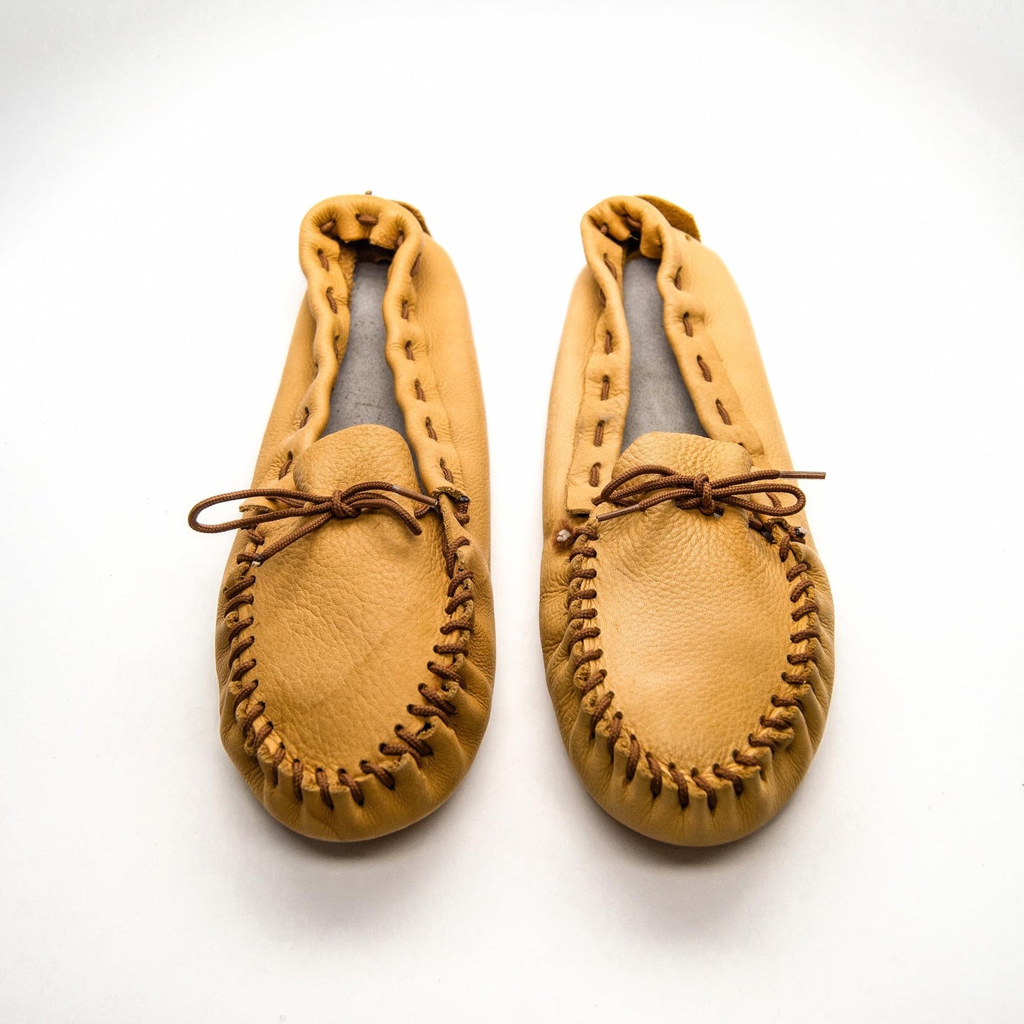Realeather C4604-03 Adult Moccasin Leathercraft Kit, Size 8-9, Golden Tan, 1-Pair