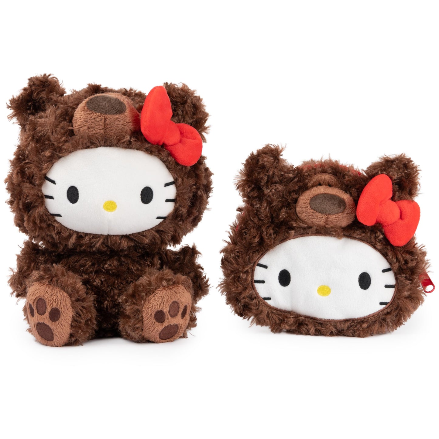 GUND Sanrio Hello Kitty Philbin Teddy Bear Plush Toy, Premium Stuffed Animal for Ages 1 and Up, Brown, 10”