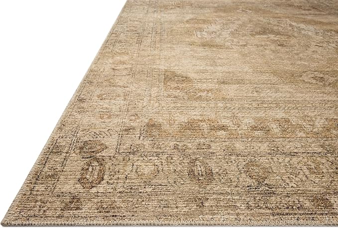 Loloi Amber Lewis Cambria Collection CBR-03 Taupe/Antique Bronze 8'-6" x 11'-6" Area Rug Jute, Neutral, Vintage Style, Antique Tone, Living, Bedroom, Dining, Carpet