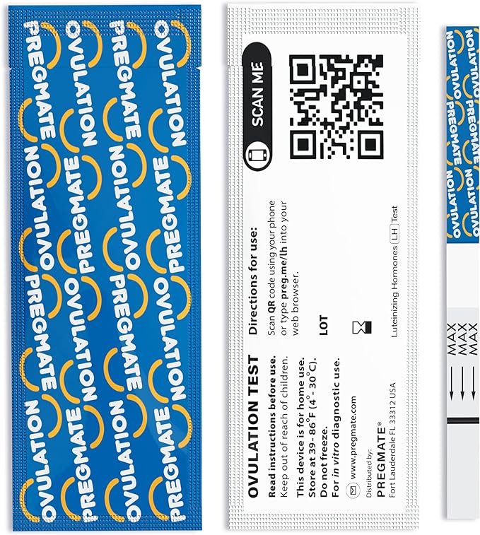Pregmate 50 Ovulation and 20 Pregnancy Test Strips