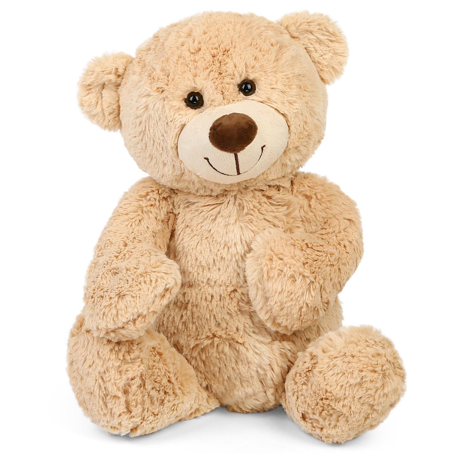 BenBen Teddy Bear Stuffed Animal, 18 inch Brown Stuffed Teddy Bear Plush Toy, Soft Plushies Gifts for Baby Shower, Easter Decorations