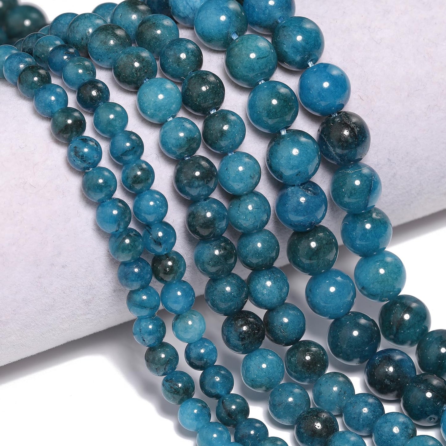 6mm Apatite Natural Stone Beads Round Loose Beads for Jewelry Making Yochus DIY Beads Bracelet Necklace