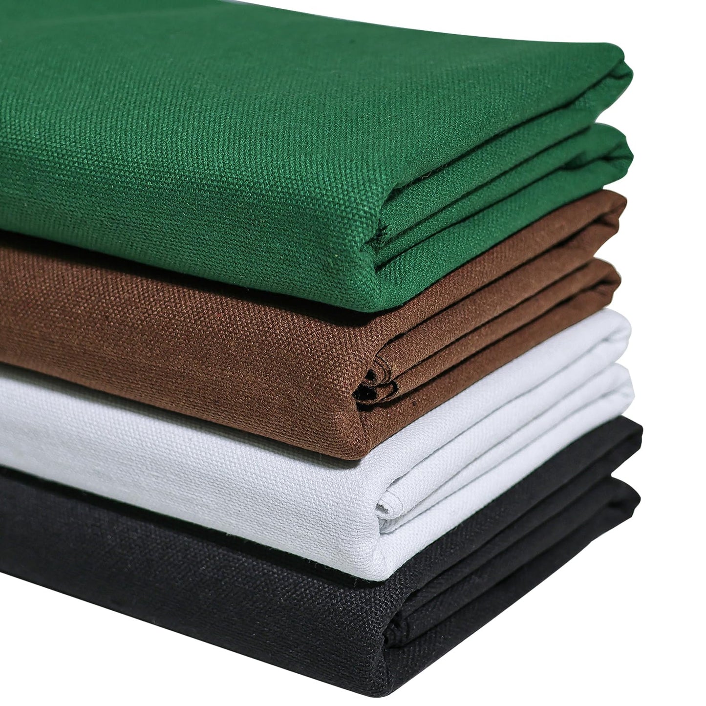 Canvas Fabric, 60" Wide Medium Weight 8 oz Duck Fabric for Quilting, Sewing, Crafts, Painting, Drop Cloths (Hunter Green)