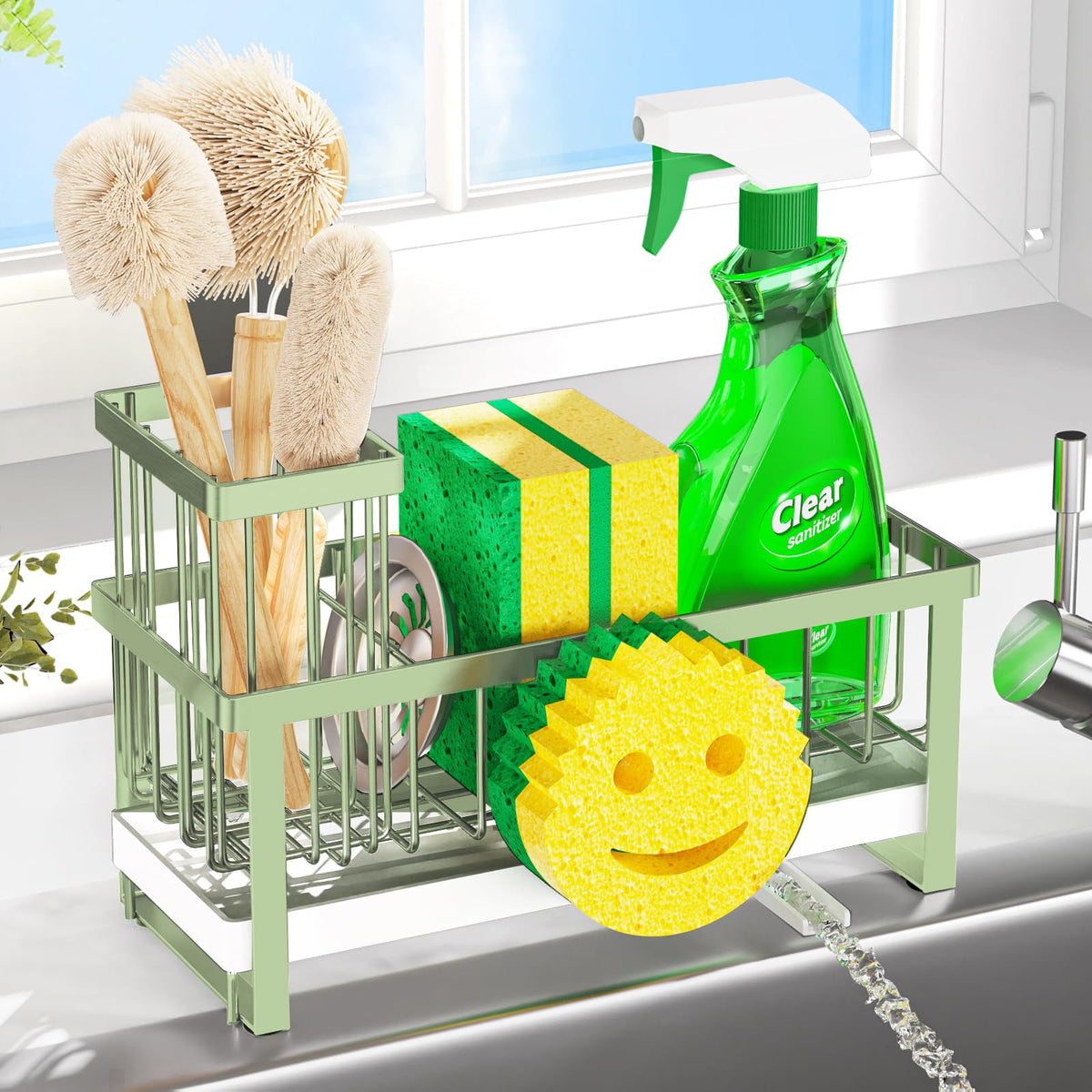 Sponge Holder for Kitchen Sink
